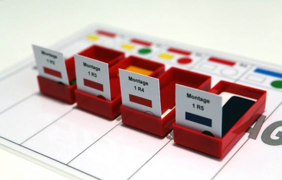 Plateau de jeu du Kanban