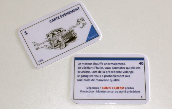 Cartes du jeu de la Maintenance totale