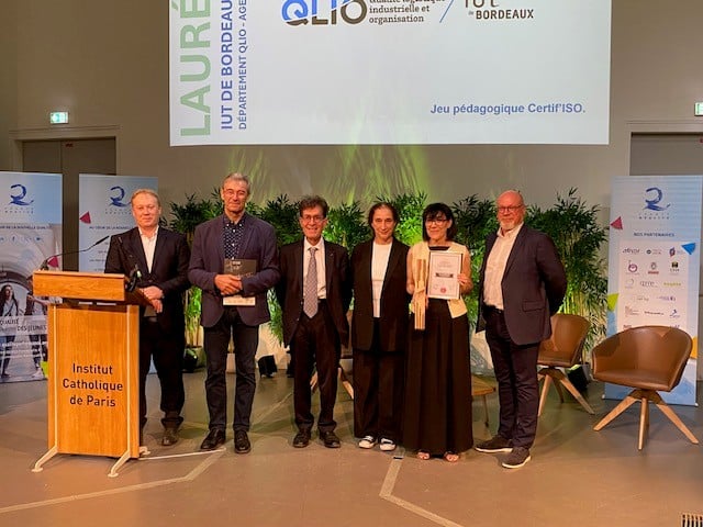 Certif'ISO - le jeu primé - Prix des Bonnes Pratiques France Qualité 2025